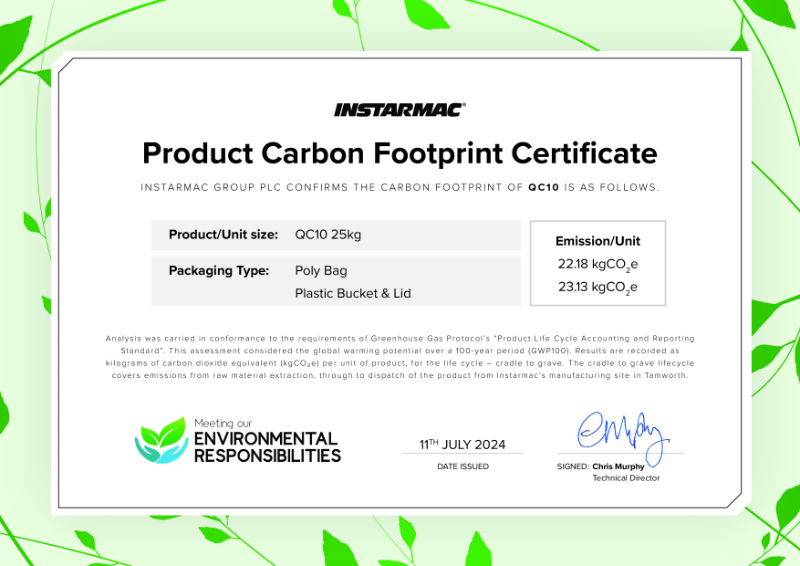Product Carbon Footprint Certificate