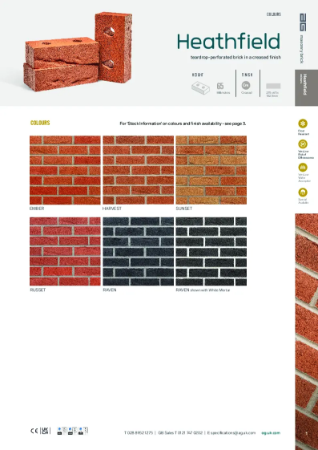 Heathfield Brick Technical Datasheet