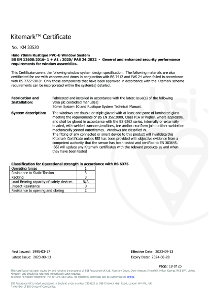 BSI Kitemark