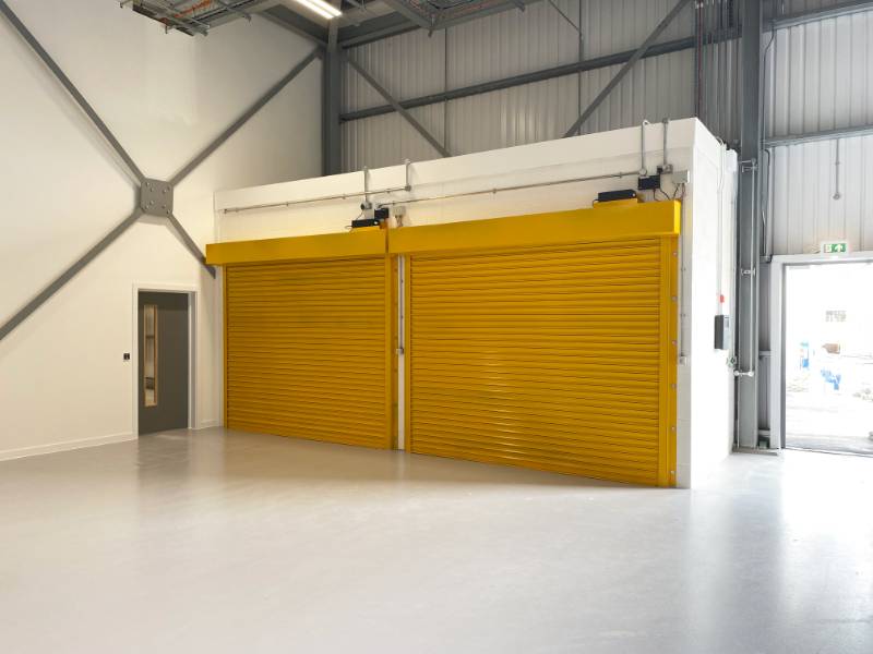 Tube Motor Fire Shutter - Fire-Rated Electric Roller Shutters