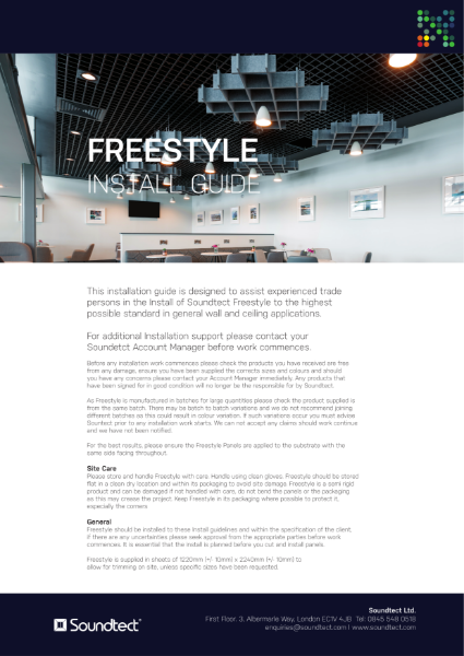 Freestyle installation Guide