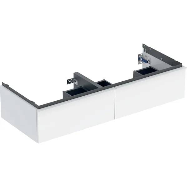 Geberit iCon Cabinet For Double Washbasin, With Two Drawers - Bathroom Cabinet