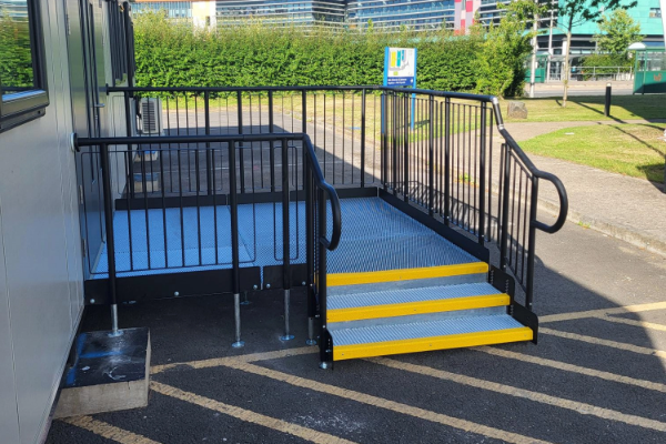 Modular Steel Steps – DDA, Part M & BS 8300 Compliant