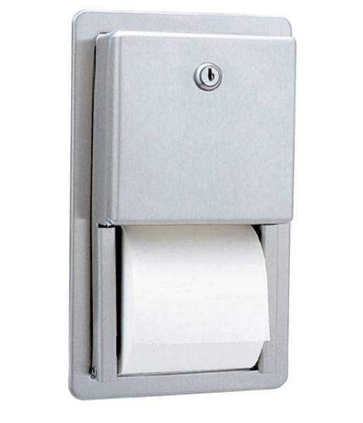 Recessed Multi-Roll Toilet Tissue Dispenser B-3888