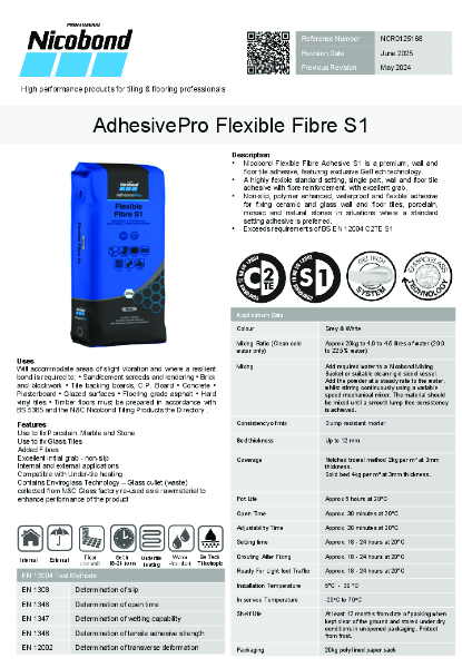Nicobond Flexible Fibre Adhesive S1