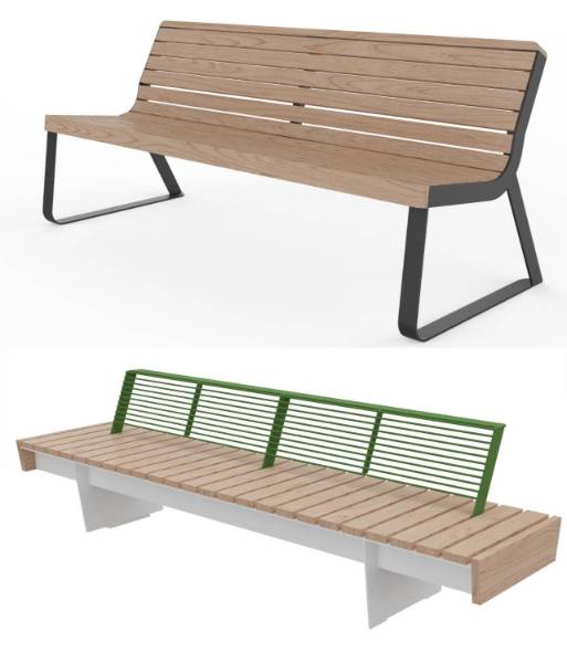All Urban - I1/ O1 Seat Collections - Outdoor Seats and Benches