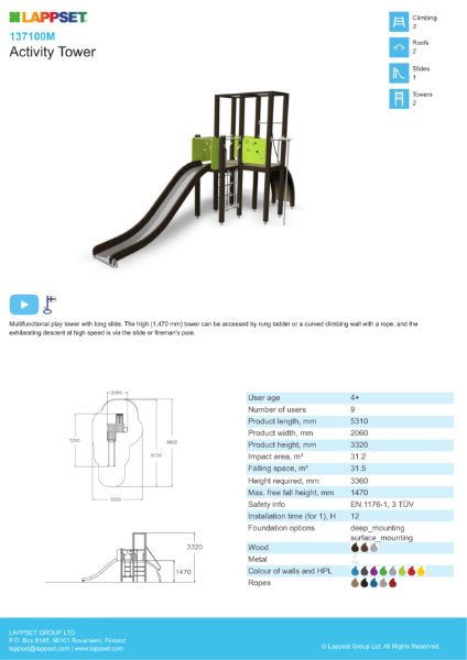 137100M Product Sheet