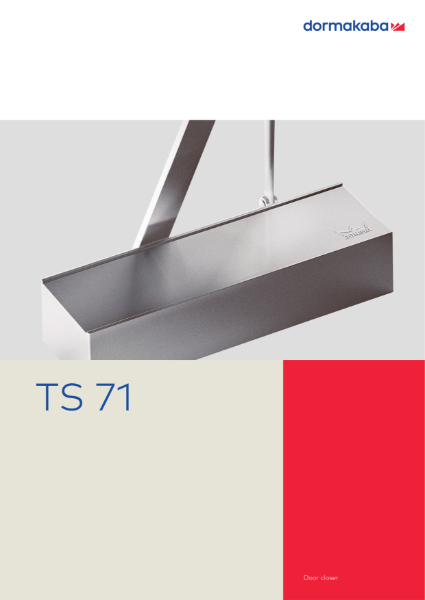 DORMA TS 71 Door closer