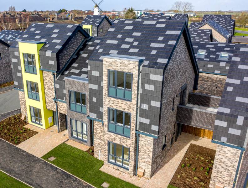 Spectus casement windows and doors were specified for a flagship New Build Social House Development
