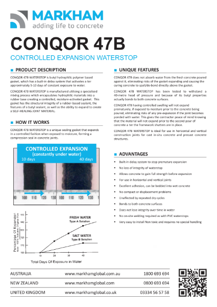 CONQOR 47B Tech Data