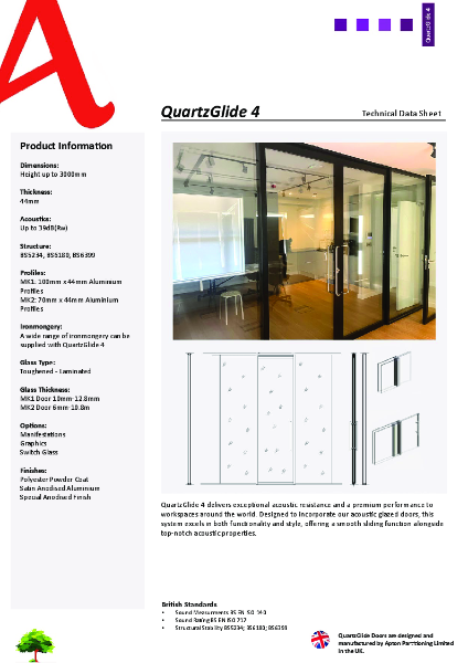 QuartzGlide 4 Data Sheet