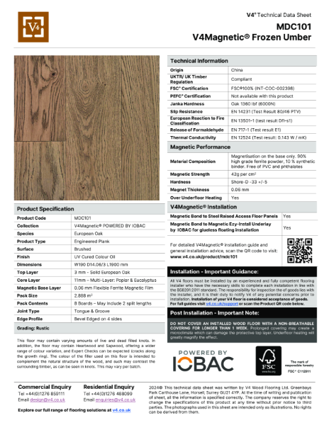 MDC101 – Technical Data Sheet