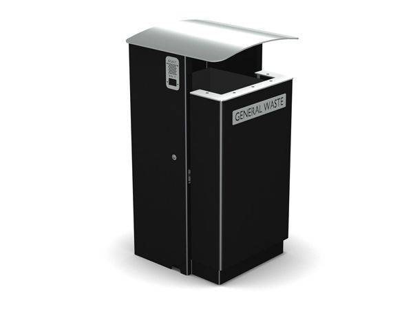 Arca Square Single Sided Litter Bin