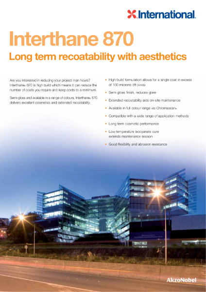 Interthane® 870 Brochure