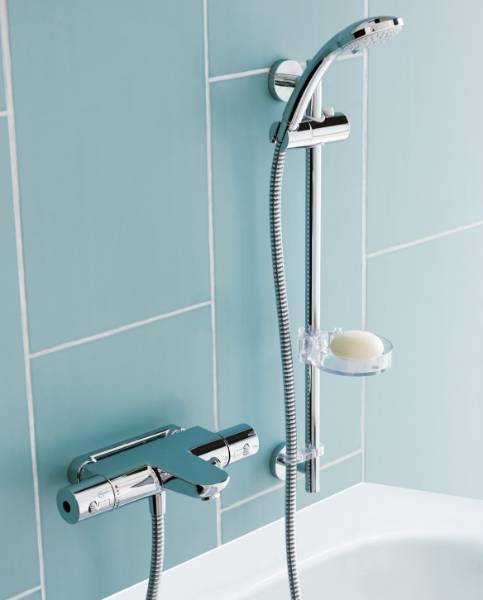 Ideal Standard Idealrain S3 Shower Kit -3 Function Hand spray Rail Hose & Soap Dish