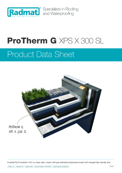 ProTherm G XPS X 300 SL Insulation - PDS