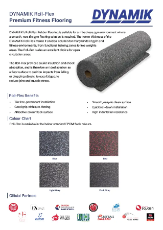 Roll-Flex - Premium Fitness Rubber Flooring