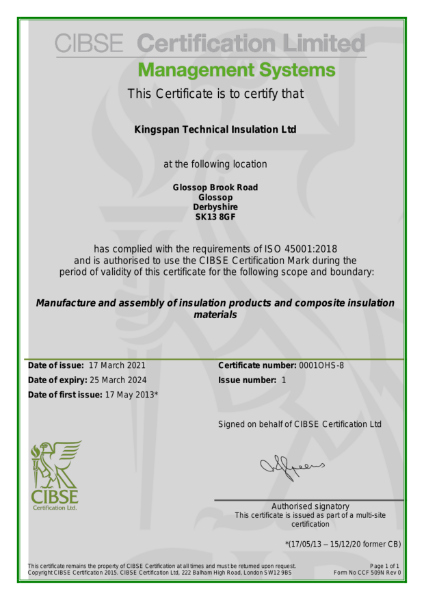 ISO 45001 Health and Safety Management