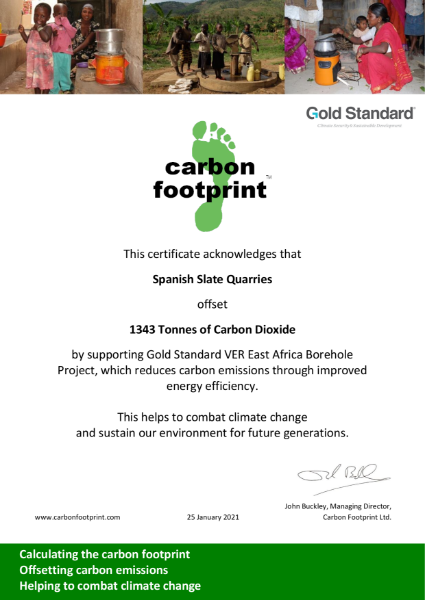 Carbon Offsetting Certificate 