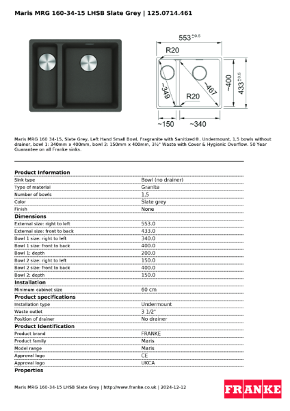 Product Sheet 125.0714.461