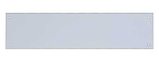 Kicking Plate Square Corners (HUKP-0105-23) - Kickplate 