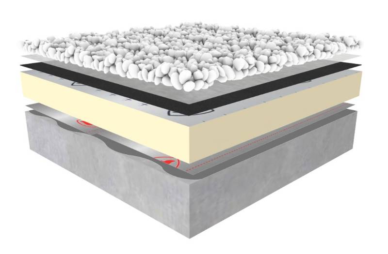 RubberGard™ EPDM Ballasted Warm Roof System 