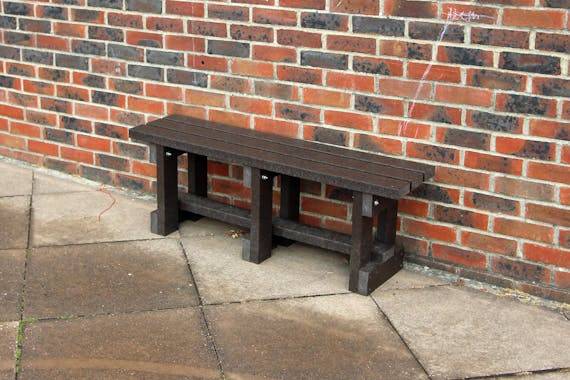 Backless Bench - Recycled Plastic Benches