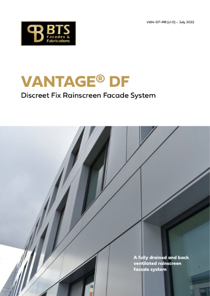 Vantage® DF - Discreet Fix Rainscreen Facade System