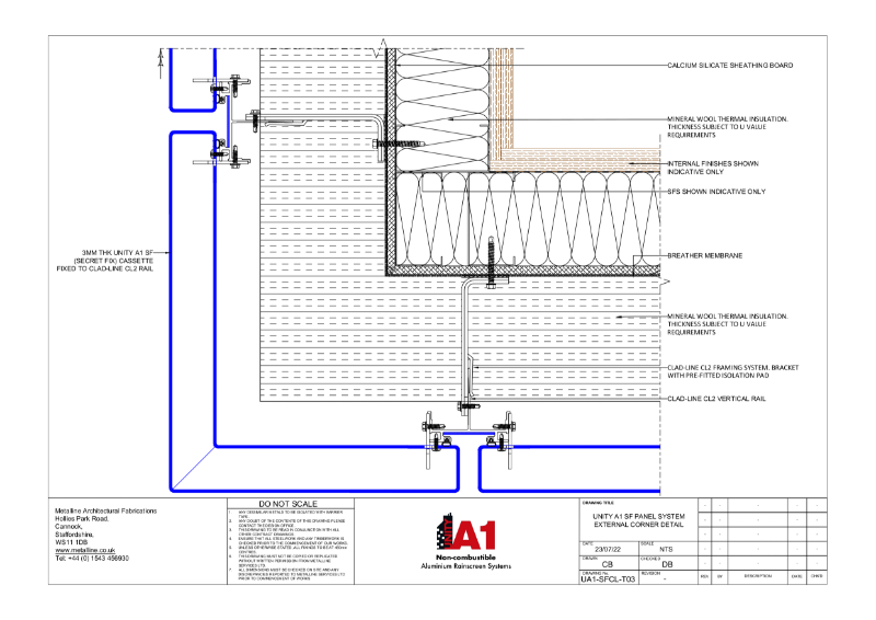Unity A1 SF-03 Technical Drawing