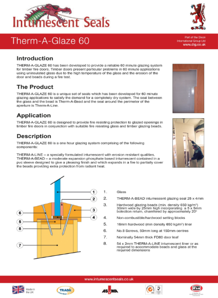 ISL Therm-A-Glaze 60 Technical Data Sheet