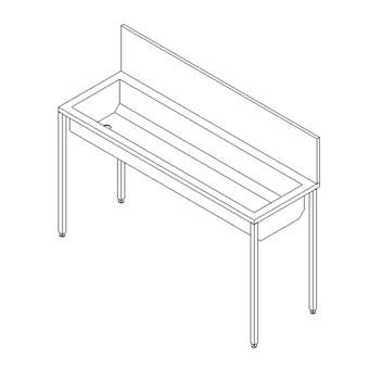 Wash trough systems