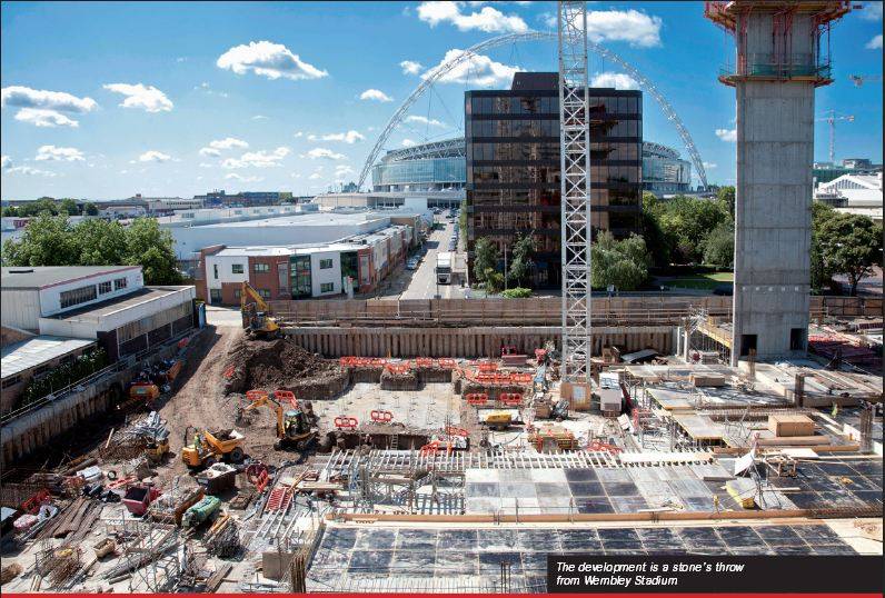 Watertight Concrete Basement For Luxury Wembley Development