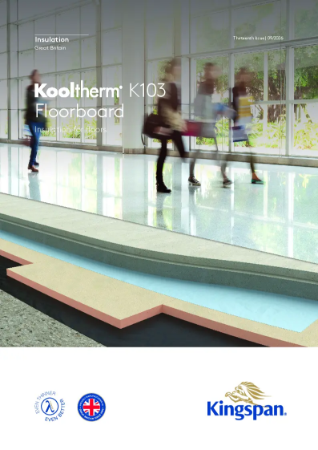 Kingspan Kooltherm K103 Floorboard brochure