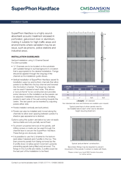 SuperPhon Hardface - Installation Guide