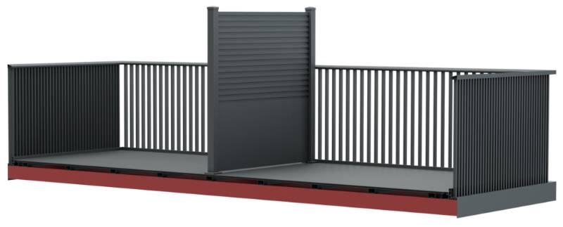 A-Fence Non-combustible & Weather-Resistant Balcony Dividers and Privacy Screens - Aluminium Balcony Dividers