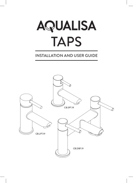 Aqualisa Taps Installation and User Guide