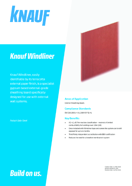 Knauf Windliner Data Sheet