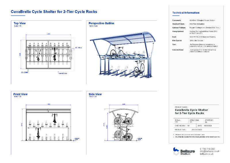 CuvaBrella 2-Tier Datasheet