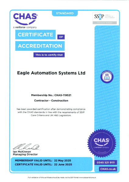 CHAS - Eagle Automation Systems Ltd