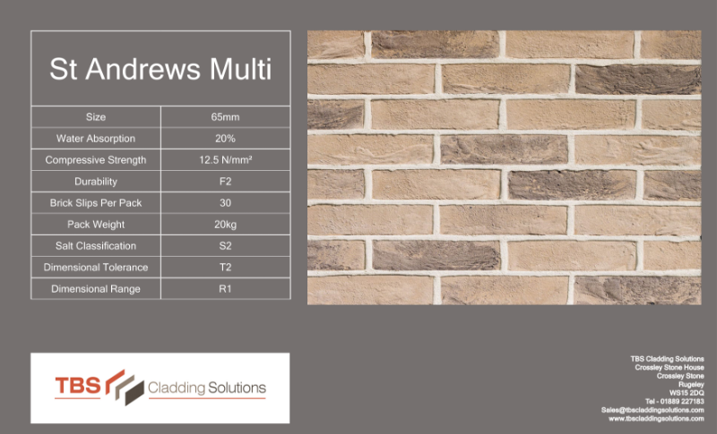 Product Data Sheet St Andrews Brick Slip