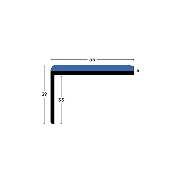 Q-Range Standard PVC Stair Nosings / Stair Edgings - Stair Nosing