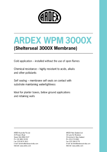 ARDEX WPM 3000X