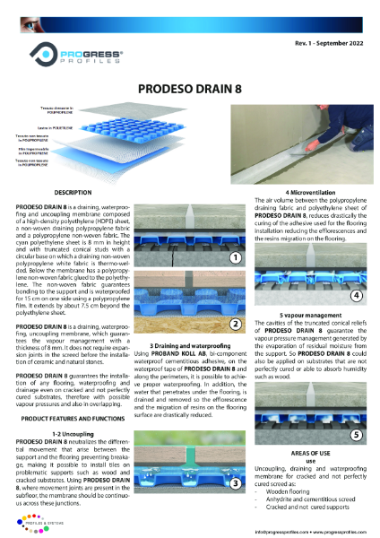 Prodeso Drain 8 EN