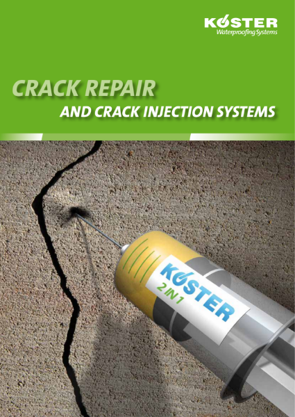 Koster Waterproofing Systems: Crack Repair and Resin Injection Systems
