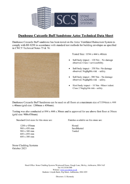 Dunhouse Catcastle Buff Sandstone