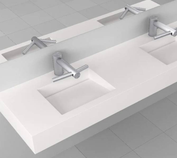 Solid Surface Washtrough - Wash Trough