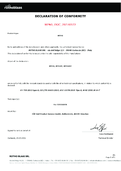 WING - Installation Manual