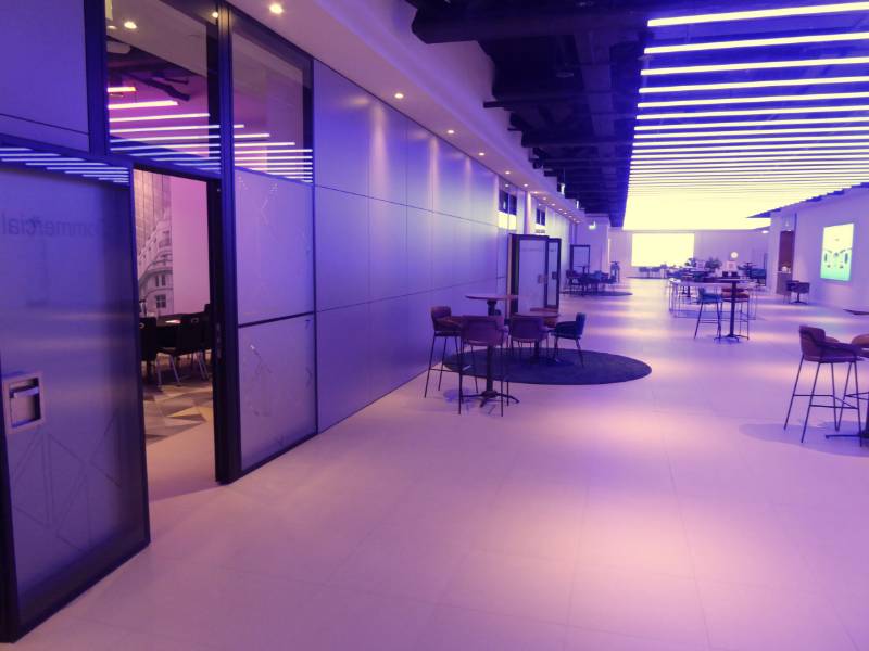 Dorma Variflex Semi Automatic Acoustic moveable wall - etc.venues facility, London