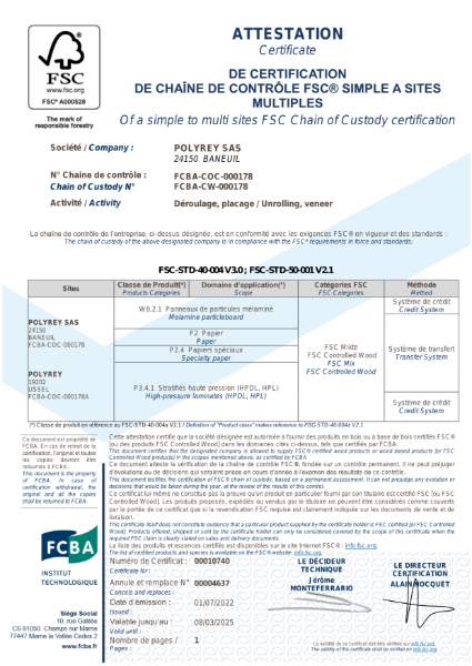 FSC Certification