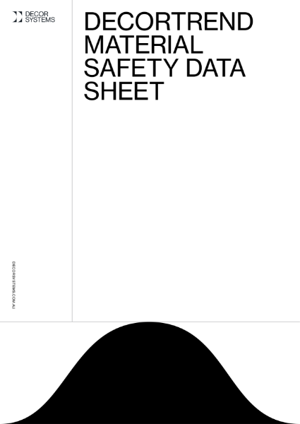 DecorTrend Safety Data Sheet